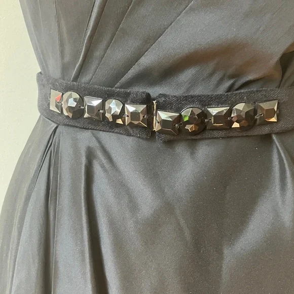 Byron Lars beauty mark black cocktail party dress size 8 - Picture 4 of 7